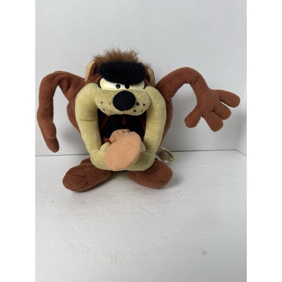 1998 Warner Brothers battery operated 8" plush Tazmanian Devil - not working - Picture 1 of 7